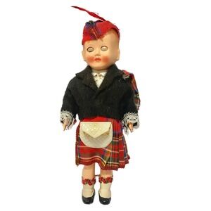 Vintage Scottish Doll‎ Boy
